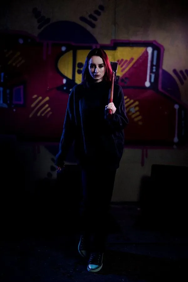 Sesja plenerowa o zachodzie